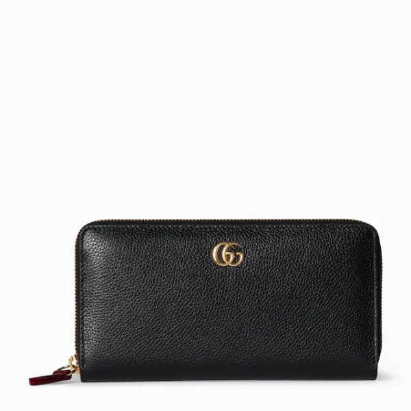 GUCCI Bi-color GG Marmont zip around wallet 456117 #1