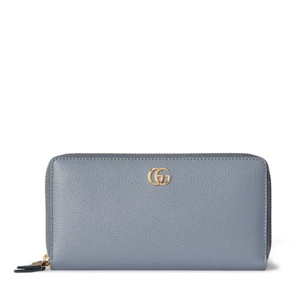 GUCCI Bi-color GG Marmont zip around wallet 456117 #3