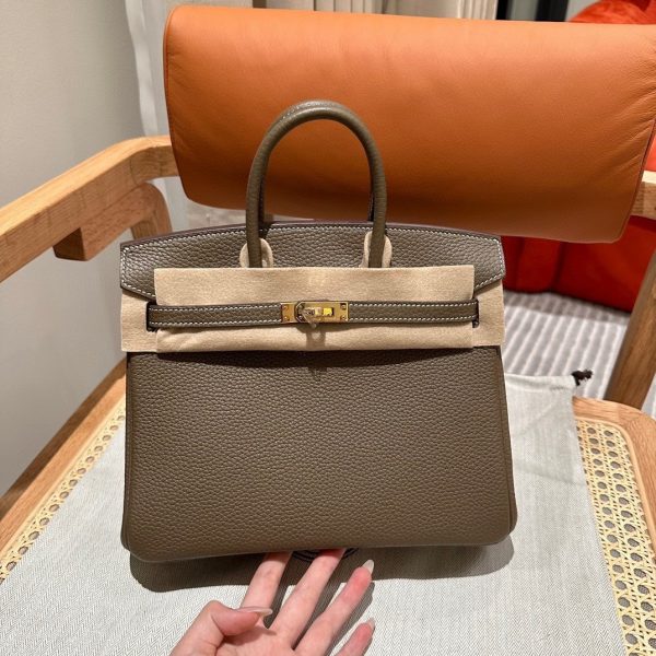 Hermès Birkin 25 Etoupe Togo Gold Hardware 2