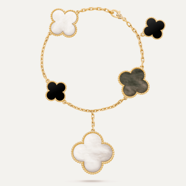 Van Cleef & Arpels Magic Alhambra bracelet, 5 motifs
