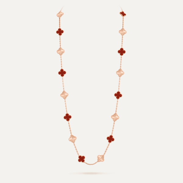 Van Cleef & Arpels Vintage Alhambra long necklace, 20 motifs 10