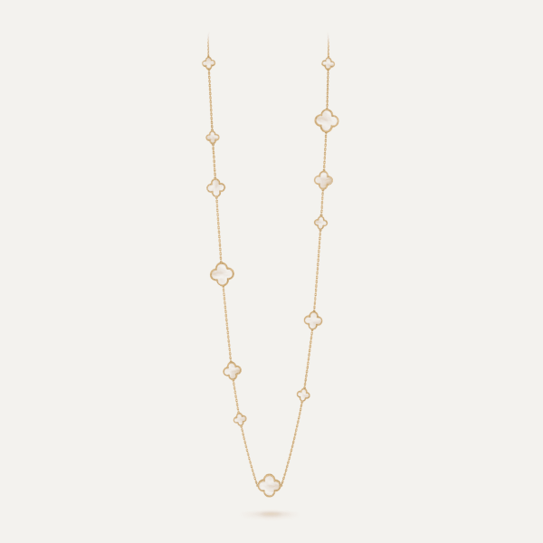 Van Cleef & Arpels Magic Alhambra long necklace, 16 motifs 4