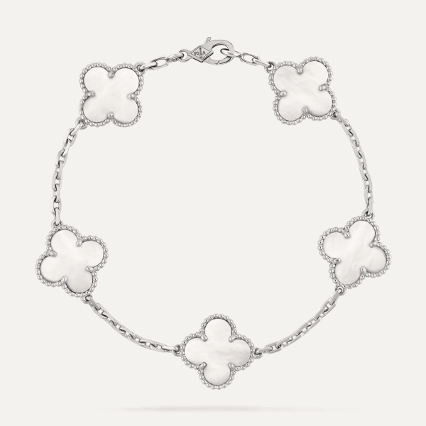 Van Cleef & Arpels Vintage Alhambra bracelet, 5 motifs 7