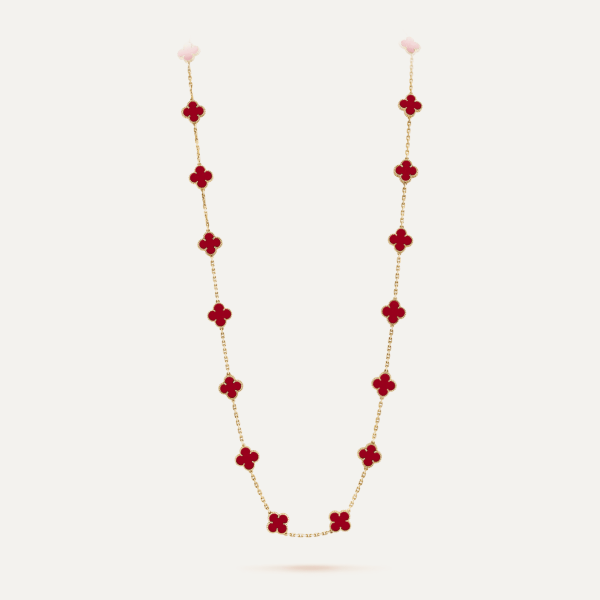 Van Cleef & Arpels Vintage Alhambra long necklace, 20 motifs 1