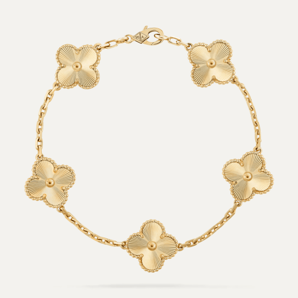 Van Cleef & Arpels Vintage Alhambra bracelet, 5 motifs 5