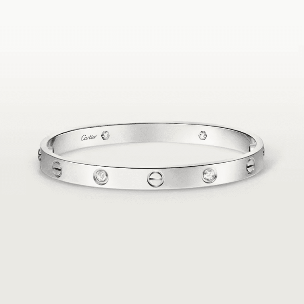 Cartier LOVE bracelet, classic model, 4 diamonds