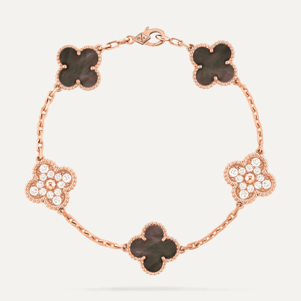 Van Cleef & Arpels Vintage Alhambra bracelet, 5 motifs 2