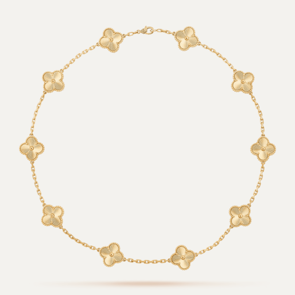Van Cleef & Arpels Vintage Alhambra necklace, 10 motifs 1