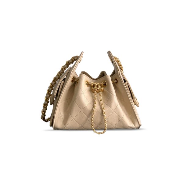 CHANEL 25 MINI HOBO BAG GRAINED CALFSKIN AS5631 03 (22*20*12.5cm)